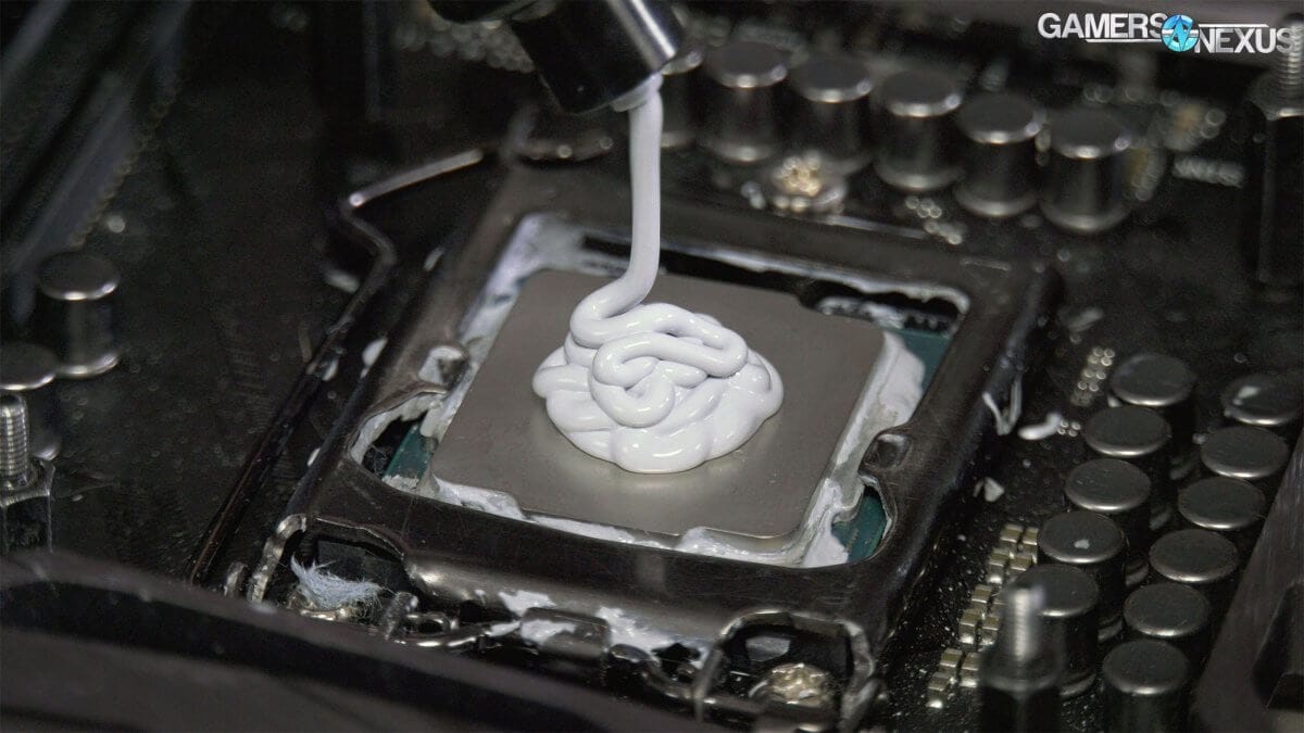 Thermal Paste on Motherboard